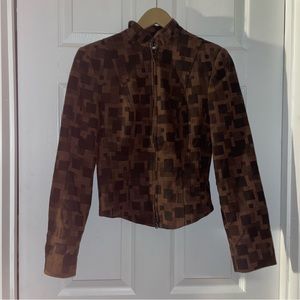 Seeler Brown Blazer with Shoulder Pads
